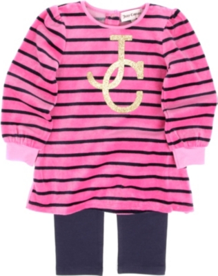 JUICY COUTURE Striped dress and leggings set 3-24 months