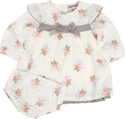 JUICY COUTURE Floral dress and briefs set 0-9 months