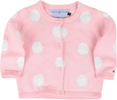 TOMMY HILFIGER Polka dot cardigan 0-12 months