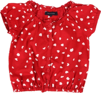 TOMMY HILFIGER Heart-print blouse 6 months-3 years