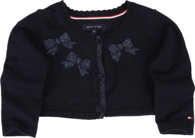 TOMMY HILFIGER Glitter detail cardigan 6 months-3 years