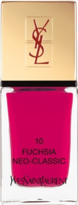 YVES SAINT LAURENT La Laque Couture lasting nail polish (10 fuschia neo-classic
