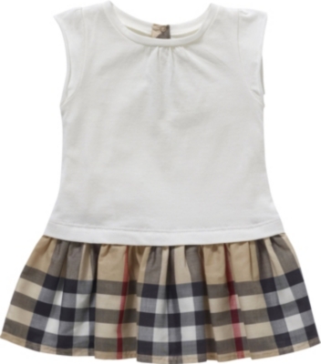 BURBERRY Checked t-shirt dress 3 months - 3 years