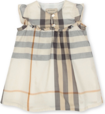 BURBERRY Checked dress 3 months-3 years