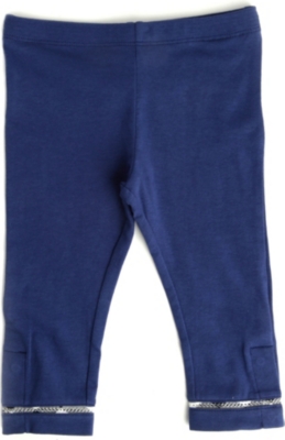 BURBERRY Check-trim leggings 3 months-3 years