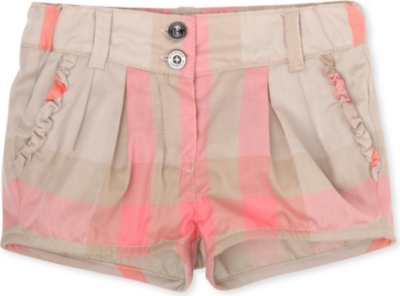 BURBERRY Checked shorts 3 months - 3 years