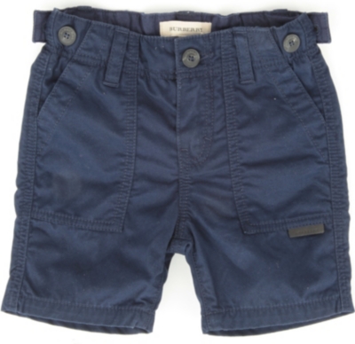 BURBERRY Combat cotton shorts 3 months-3 years