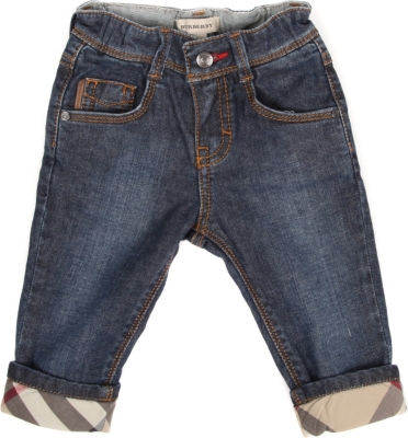 BURBERRY Turn-up jeans 3 months-3 years