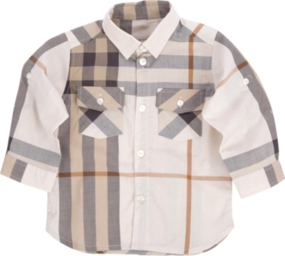 BURBERRY Checked shirt 3 months-3 years