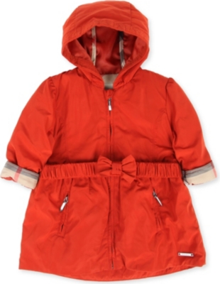 BURBERRY Hooded parka jacket 3 months-3 years