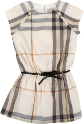 BURBERRY Checked dress 4-14 years