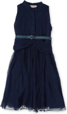 BURBERRY Silk-crepe dress 4-8 years
