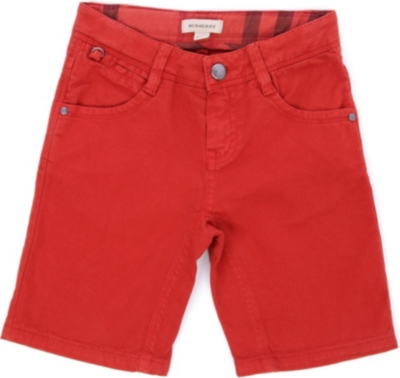 BURBERRY Drill shorts 4-14 years