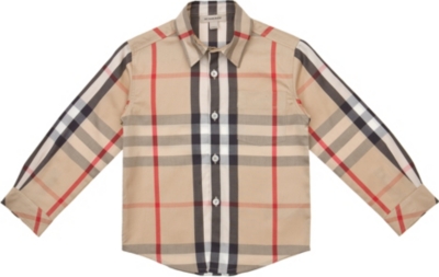 BURBERRY Checked shirt 4-14 years