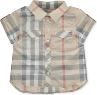 BURBERRY Checked shirt 1-9 months