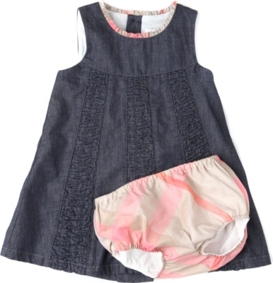 BURBERRY Denim dress 1-9 months