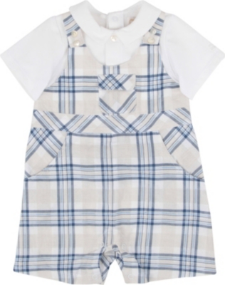 EMILE ET ROSE Checked romper all-in-one 1-9 months
