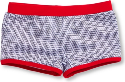 FENDI Double F logo swimming trunks 14-16 years (Navy