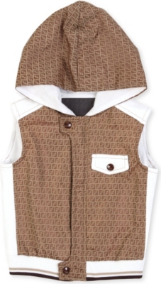 FENDI Logo-print gilet 9-24 months