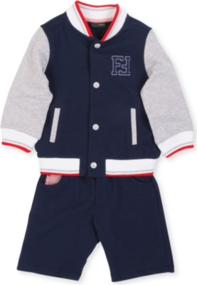 FENDI Varsity jacket and trousers set 9-24 months