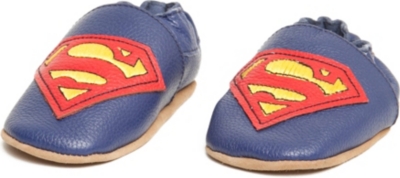 FABRIC FLAVOURS Superman booties 6-18 months