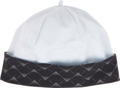 ARMANI JUNIOR Logo hat 0-9 months