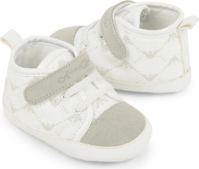ARMANI JUNIOR Logo trainers 0-6 months