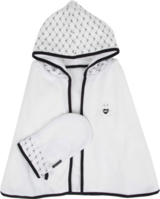 ARMANI JUNIOR Towel and mitt set