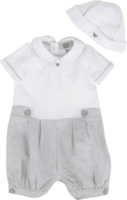 ARMANI JUNIOR Baby-grow and hat set 1-9 months