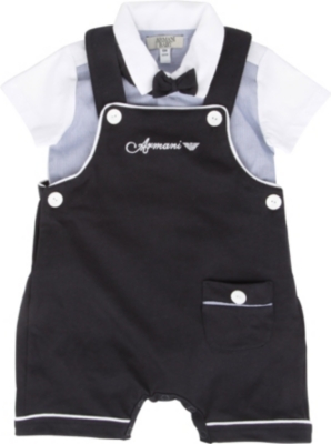 ARMANI JUNIOR Formal three-piece set 1-9 months