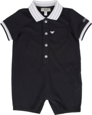 ARMANI JUNIOR Polo shirt baby-grow 1-9 months