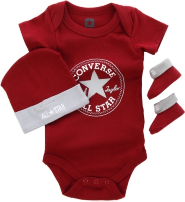 CONVERSE Three-piece set 0-6 months
