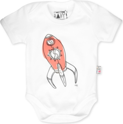 MONSTER'S BABY Rocket baby-grow 0-18 months
