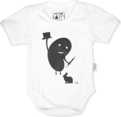 MONSTER'S BABY Magic Bean baby-grow 0-18 months