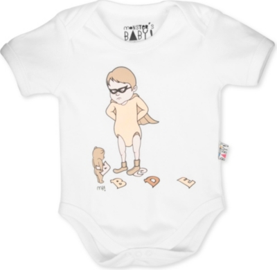 MONSTER'S BABY Alpha Boy baby-grow 0-18 months