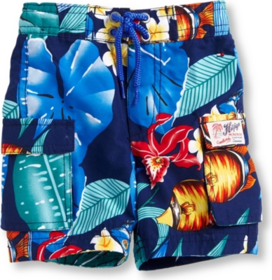 TOMMY HILFIGER Fish print swimming shorts 6-36 months (Multi