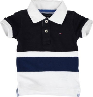 TOMMY HILFIGER Flag collar polo shirt 6 months-3 years