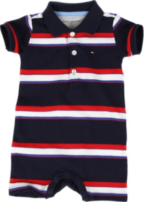 TOMMY HILFIGER Striped polo bodysuit 0-9 months
