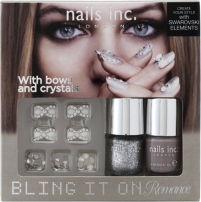 NAILS INC Bling It On Romance nail polish set