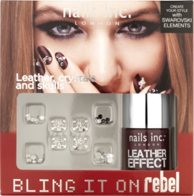 NAILS INC Bling It On Rebel nail polish set