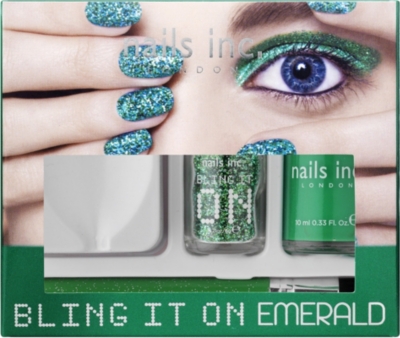 NAILS INC Bling It On Emerald collection