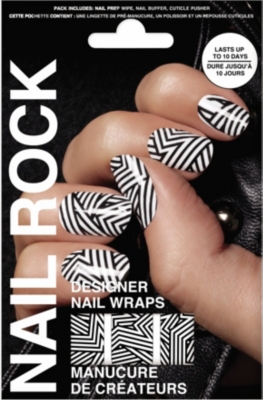 NAIL ROCK Monochrome nail wraps