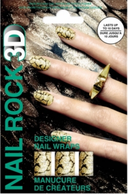 NAIL ROCK Glister Gold nail wraps