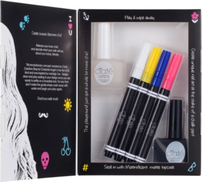 CIATE Chalkboard manicure