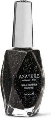 AZATURE 267 carat Black Diamond nail polish