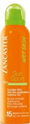 LANCASTER Sun Sport Invisible Mist Wet Skin SPF 15
