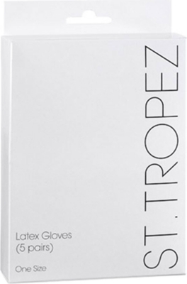 ST. TROPEZ Box of five latex gloves