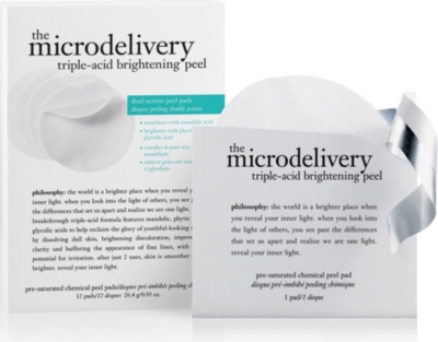 PHILOSOPHY The microdelivery triple-acid brightening peel