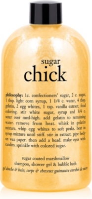 PHILOSOPHY Sugar Chick sugar&ndash;coated shampoo, shower gel & bubble bath 480ml
