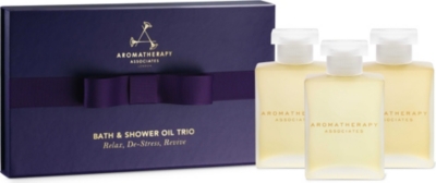 AROMATHERAPY ASSOCIATES Bath & shower oil trio